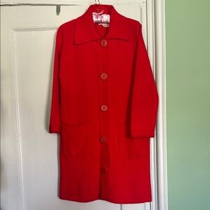 1960’s Red Button-Up Cardigan